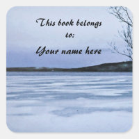 Frozen Lake Bookplate