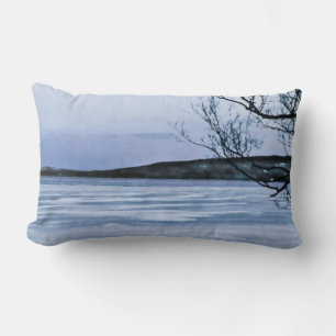 Frozen Lake Lumbar Cushion