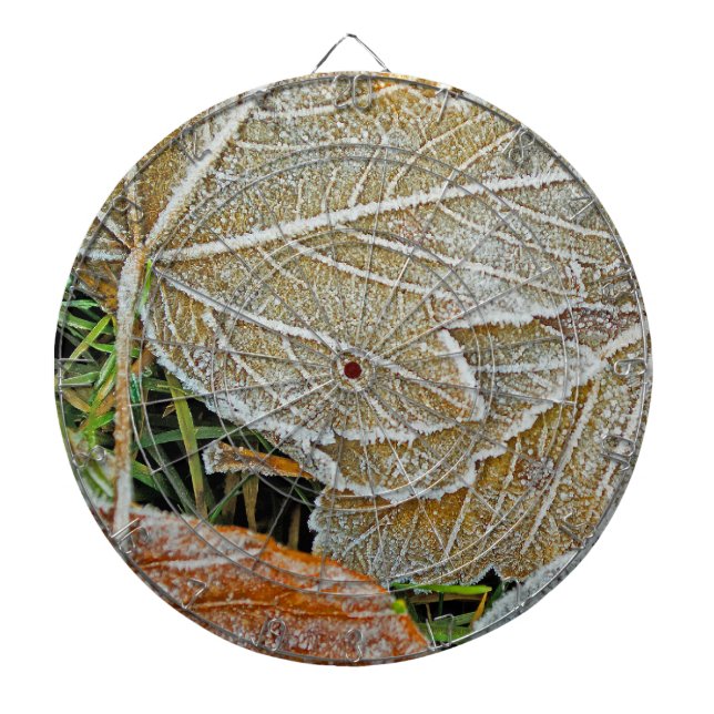 Frozen Leaves Dart Board (Front)