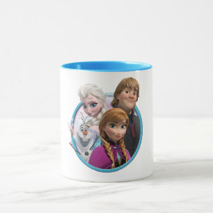 Frozen movie characters mug