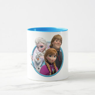 Frozen movie characters mug