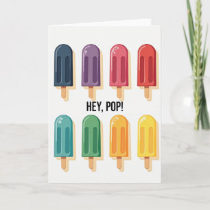 Frozen Pops Fathers Day Card