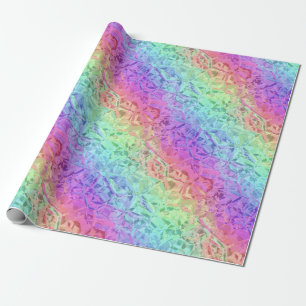 frozen rainbow crystal : wrapping paper