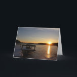 Frozen Reflection Card<br><div class="desc">East Loon Lake,  Nova Scotia at sunset.</div>