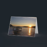 Frozen Reflection Card<br><div class="desc">East Loon Lake,  Nova Scotia at sunset.</div>