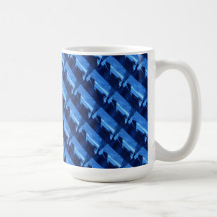 "Frozen Ridge #2 Tiled" Abstract Design Mug