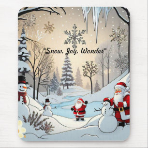 "Frozen River Wonderland" Mouse Pad
