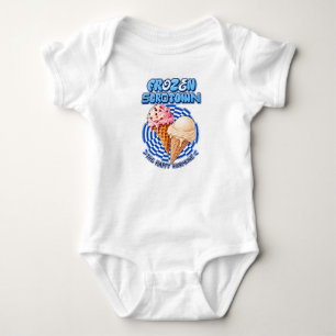 🍦 Frozen Scrotown Baby Bodysuit
