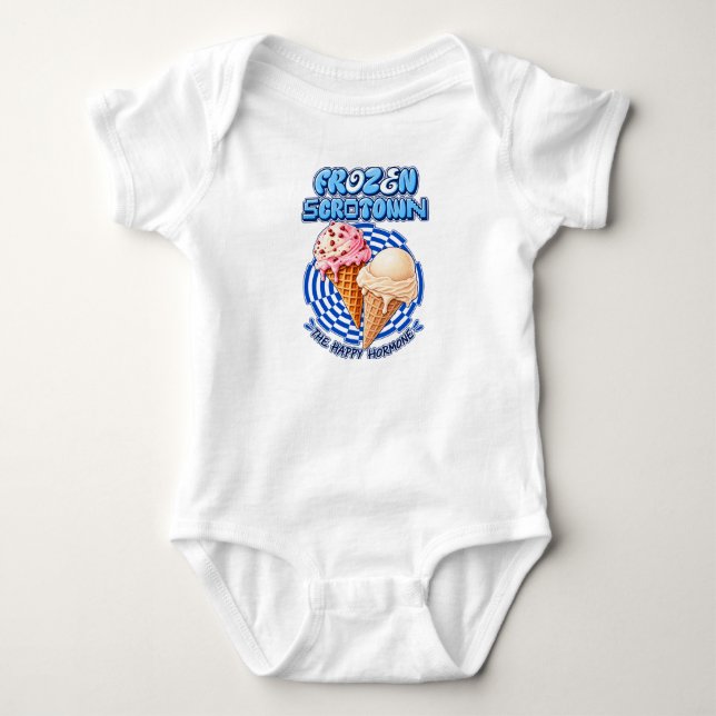 🍦 Frozen Scrotown Baby Bodysuit (Front)