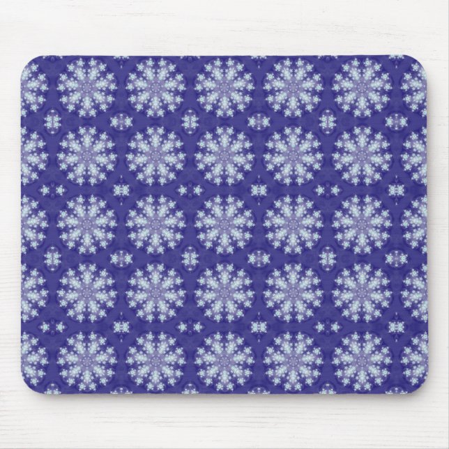 Frozen Snow Flakes Mouse Pad (Front)