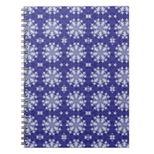 Frozen Snow Flakes Notebook