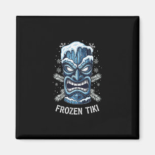 Frozen Tiki Hawaiian Party Luau Cold Winter Holida Magnet