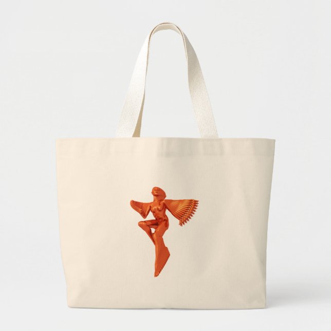 frozen time large tote bag (Front)