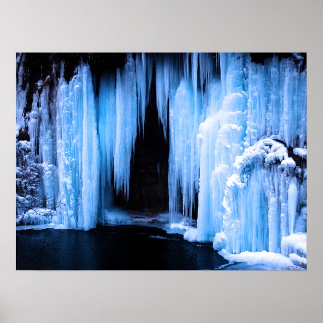 Frozen Waterfall Poster (Front)