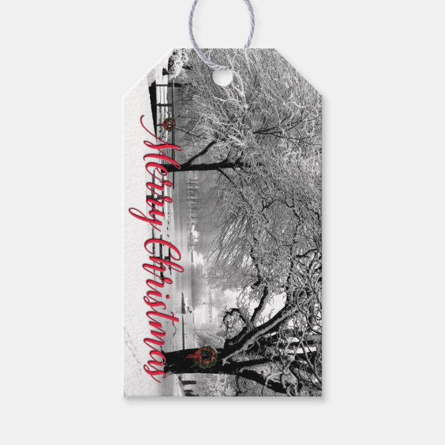 Frozen Waverly Park Christmas Gift Tag (Front)