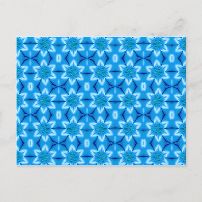 Frozen White Flowers Postcard (Front)
