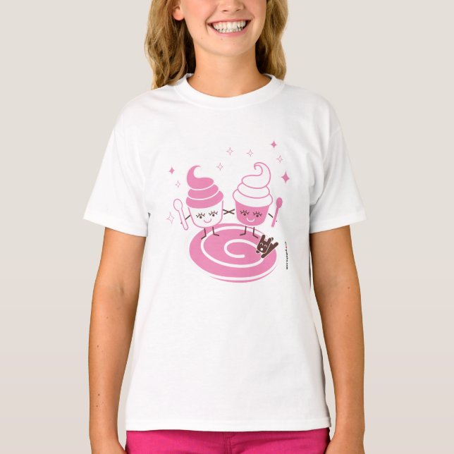 Frozen Yogurt Sisters T-Shirt (Front)
