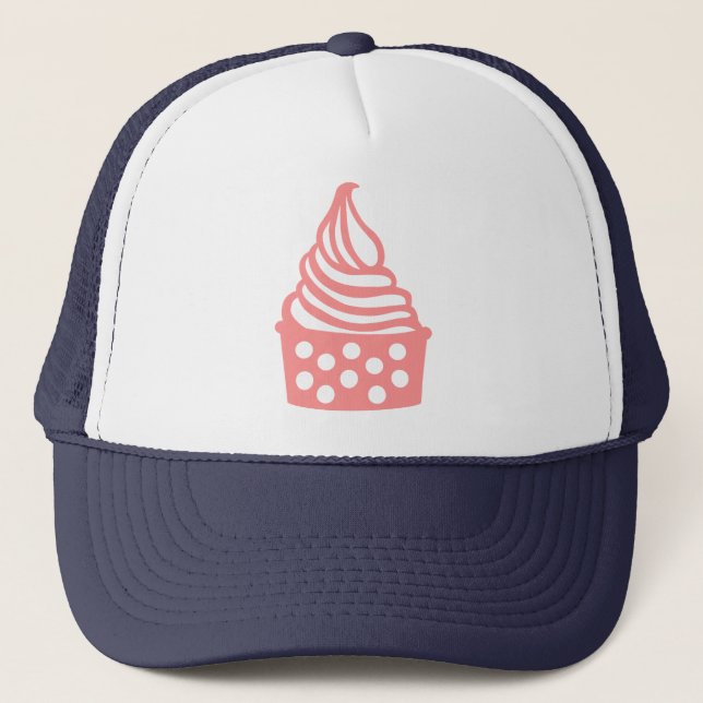 Frozen Yogurt Trucker Hat (Front)