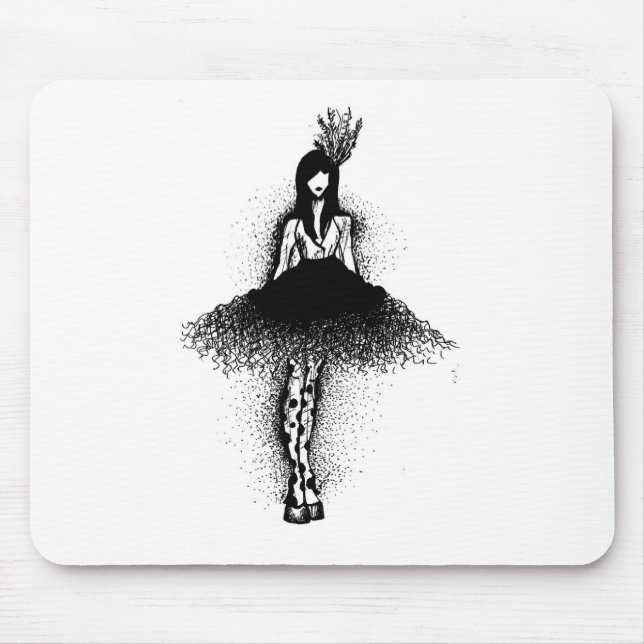 Fru Fru Chick.jpeg Mouse Pad (Front)