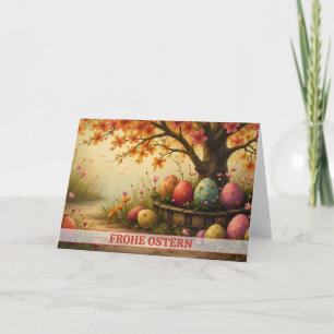 Frühlingsblütenzauber mit Ostereierpracht Card