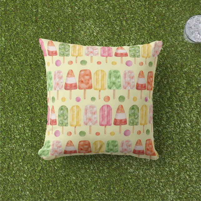 Fruir Popcicles Cushion (Grass)
