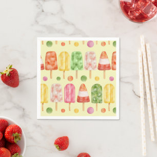 Fruir Popcicles Napkin