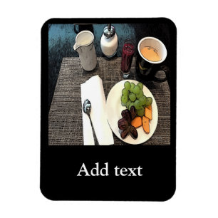 Fruit and Coffee  Magnet