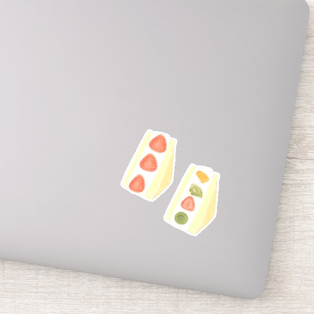 Fruit And Cream Dessert Sandwiches (Detail)