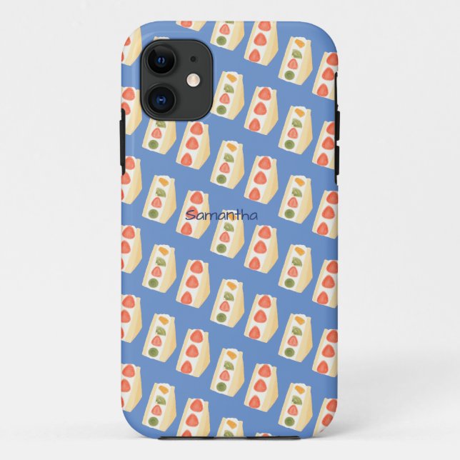 Fruit And Cream Dessert Sandwiches Case-Mate iPhone Case (Back)