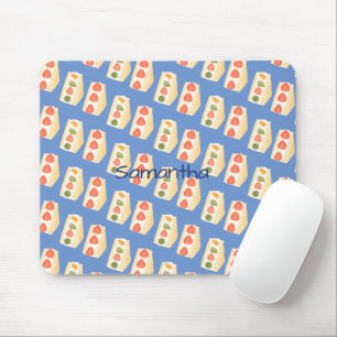 Fruit And Cream Dessert Sandwiches Mouse Pad