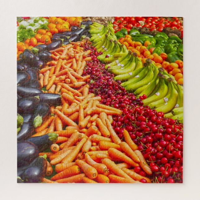 Fruit and Vegetable Collection Jigsaw Puzzle (Vertical)
