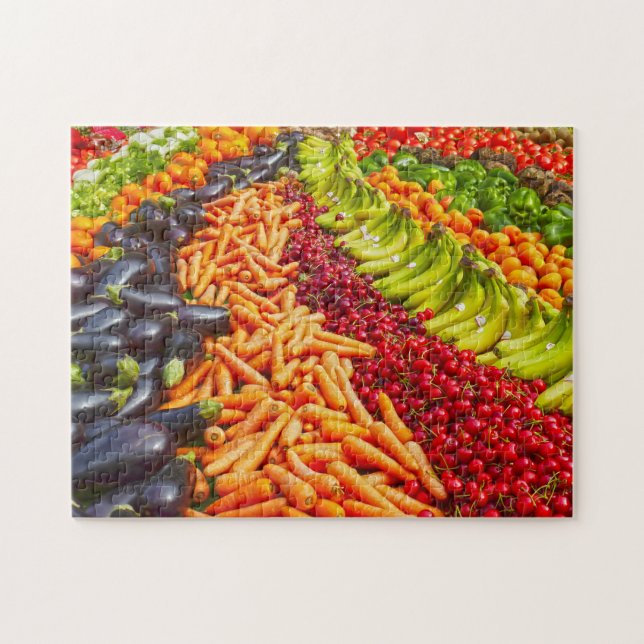 Fruit and Vegetable Collection Jigsaw Puzzle (Horizontal)