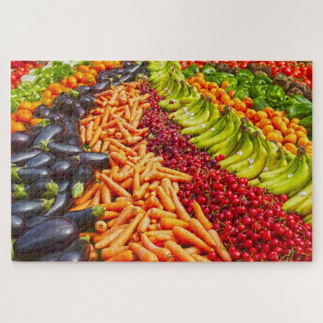 Fruit and Vegetable Collection Jigsaw Puzzle (Horizontal)
