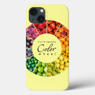 Fruit and vegetable colour wheel (12 colours) iPhone 13 case