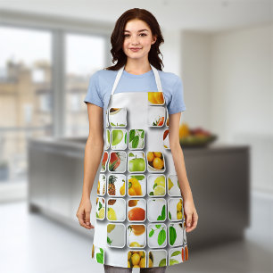 Fruit And Vegetable Grid Apron