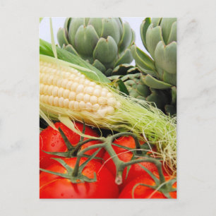 Fruit and Vegetables Postcard