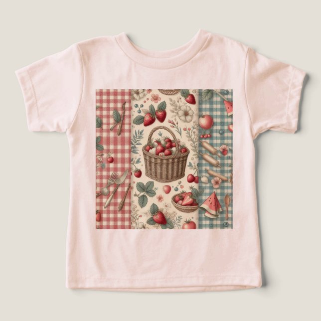 Fruit Basket Gingham Fun (Design Front)