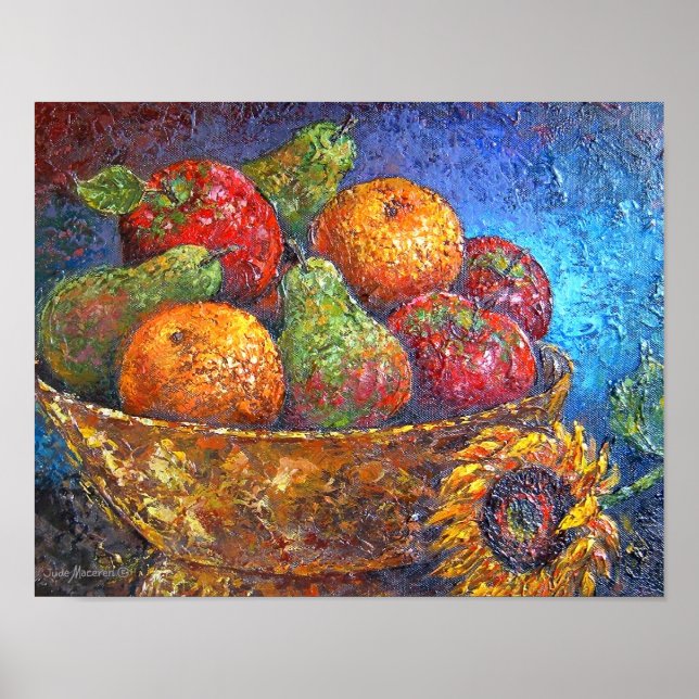 Fruit Basket Painting Art - Multi Poster (Front)