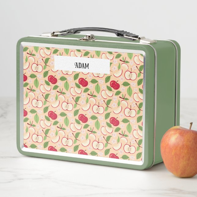 Fruit Basket Pattern Collection - Apples  Metal Lunch Box (In Situ)