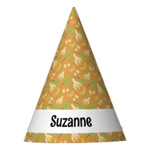 Fruit Basket Pattern Collection - Banana Party Hat