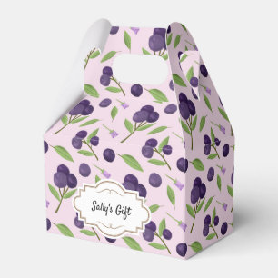 Fruit Basket Pattern Collection - Blueberries Favour Box