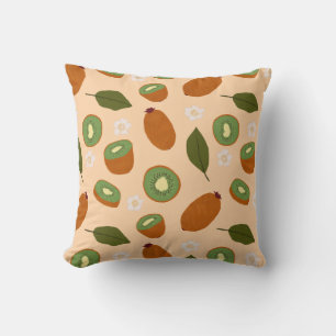 Fruit Basket Pattern Collection - Kiwi Cushion