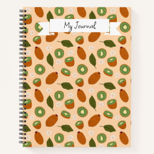 Fruit Basket Pattern Collection - Kiwi Notebook