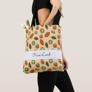 Fruit Basket Pattern Collection - Kiwi Tote Bag