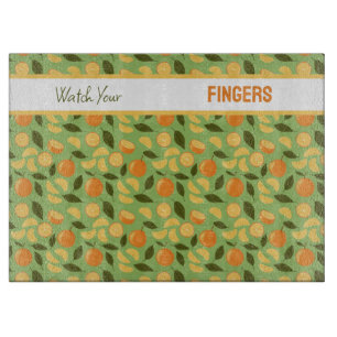 Fruit Basket Pattern Collection - Oranges Cutting Board