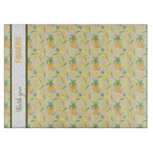 Fruit Basket Pattern Collection - Pineapples Cutting Board