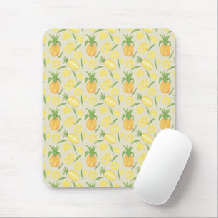 Fruit Basket Pattern Collection - Pineapples Mouse Pad