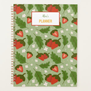Fruit Basket Pattern Collection - Strawberries Planner