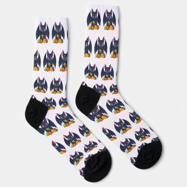 Fruit Bat Socks (Right)