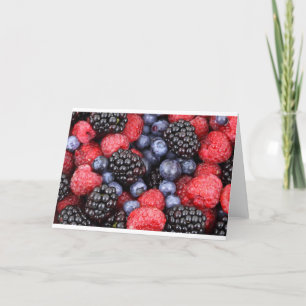 Fruit Berries Birthday Shower Party Love Destiny Card